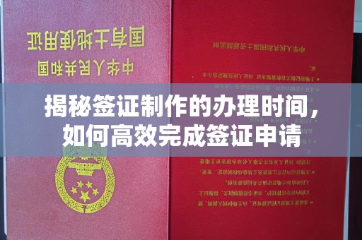 南县揭秘签证制作的办理时间，如何高效完成签证申请
