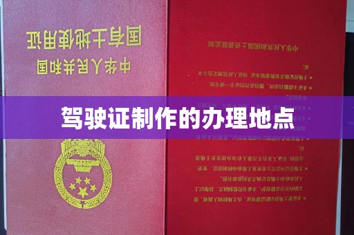 南县驾驶证制作的办理地点