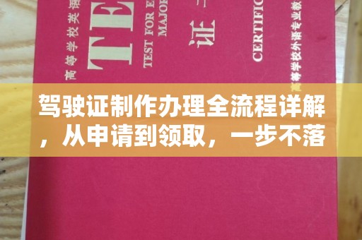 南县驾驶证制作办理全流程详解，从申请到领取，一步不落
