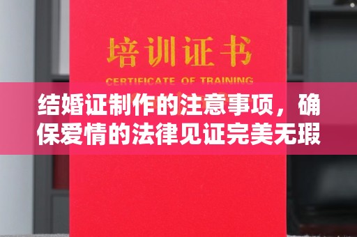 南县结婚证制作的注意事项，确保爱情的法律见证完美无瑕
