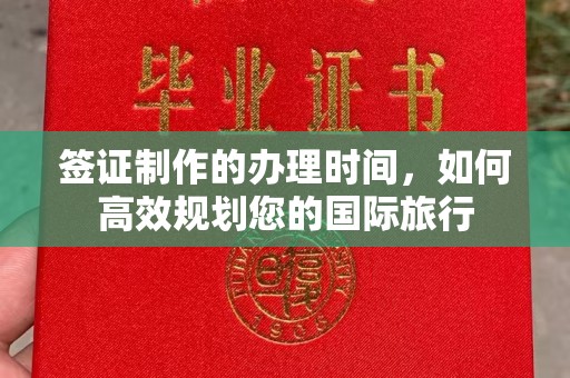 南县签证制作的办理时间，如何高效规划您的国际旅行